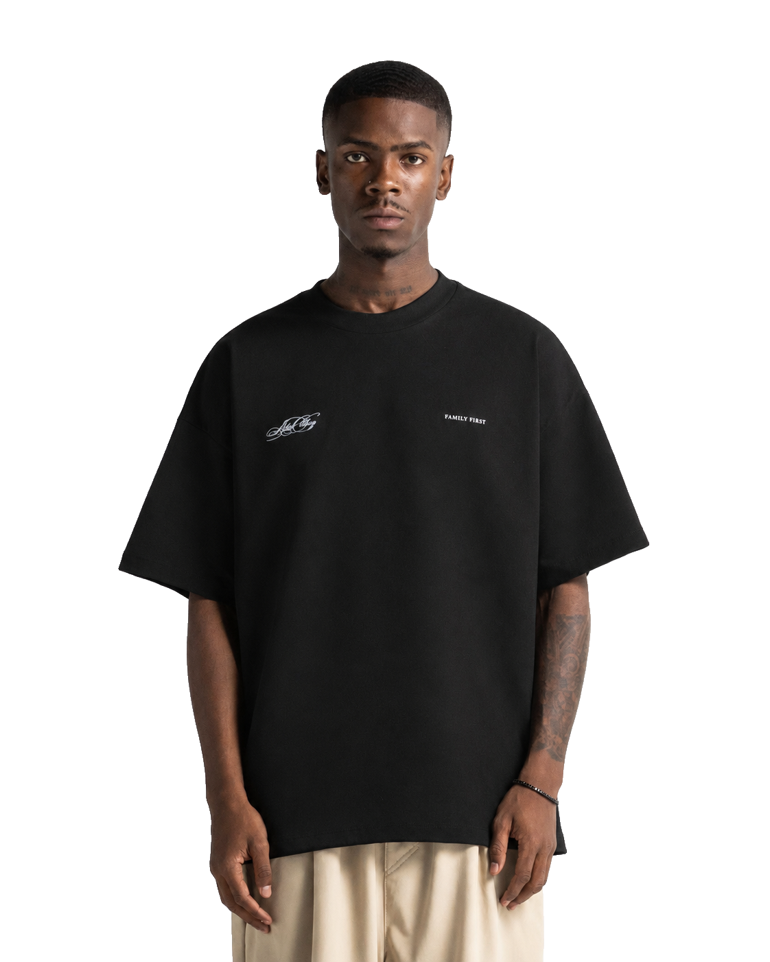 Oversized Tee Black Medal