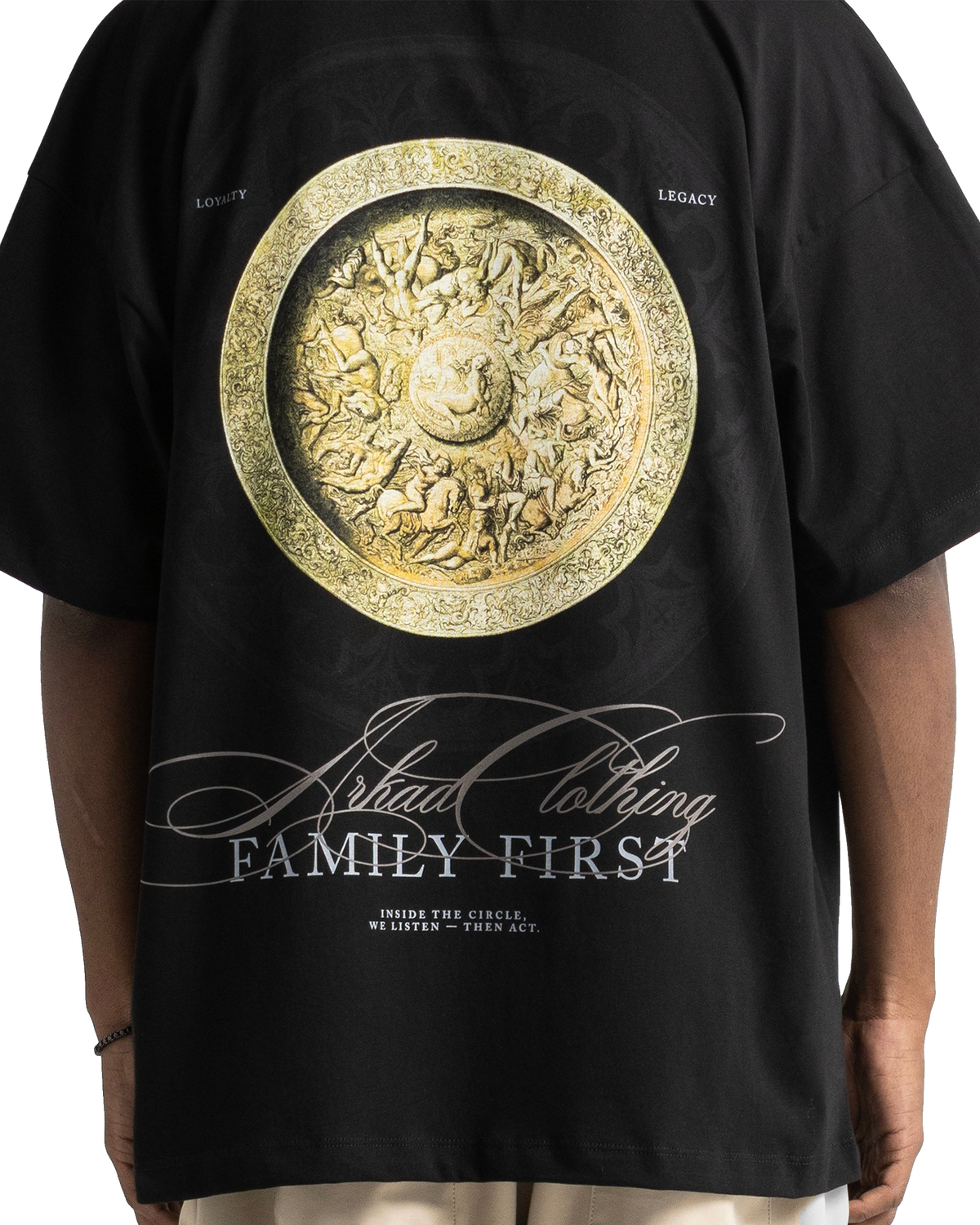 Oversized Tee Black Medal – view 3