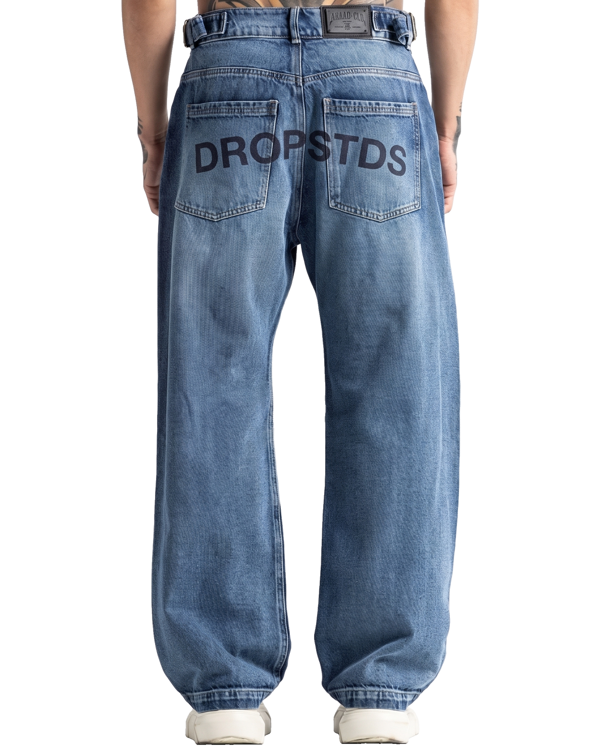 Script Blue Denim Pant – view 2