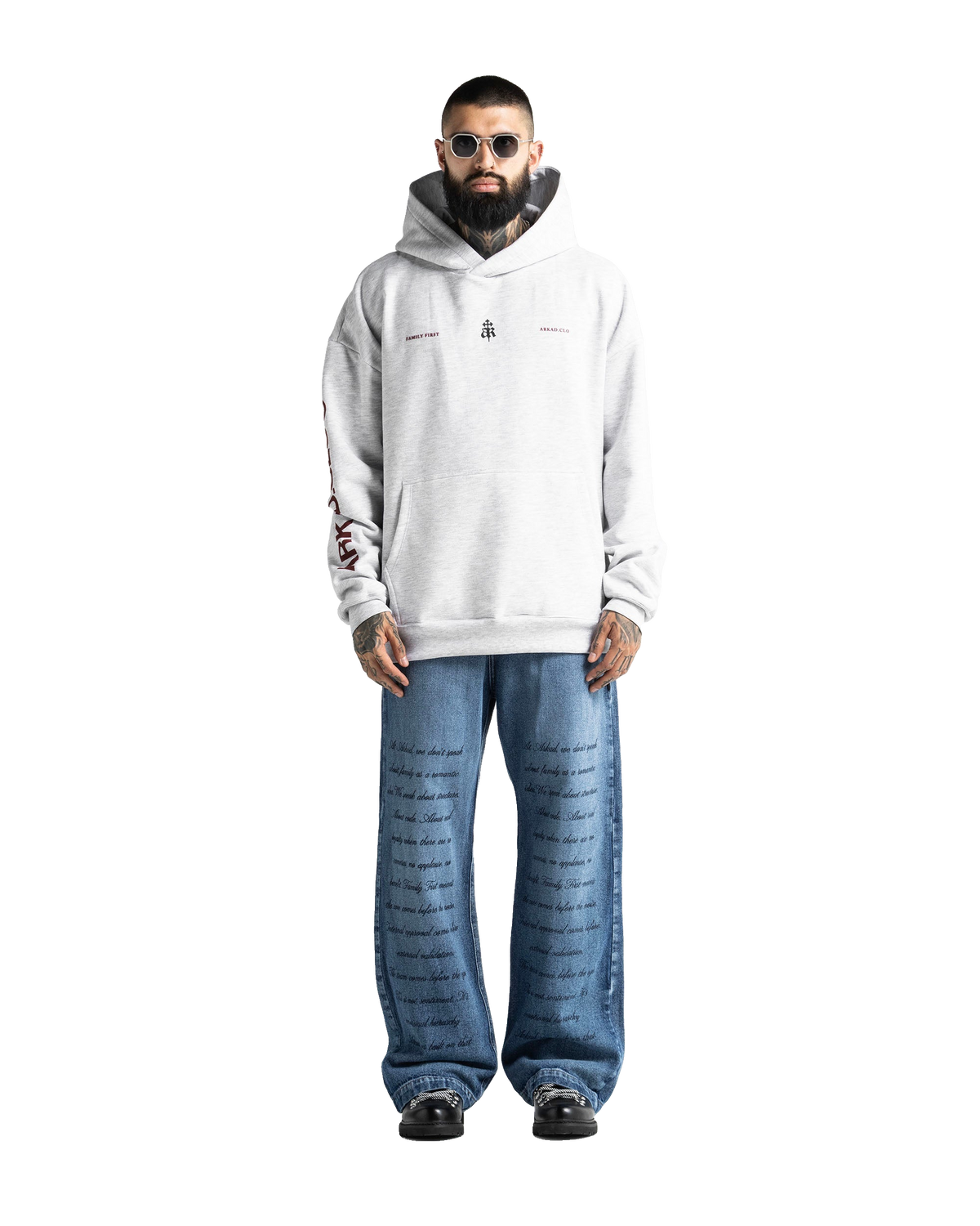 Script Blue Denim Pant – view 4