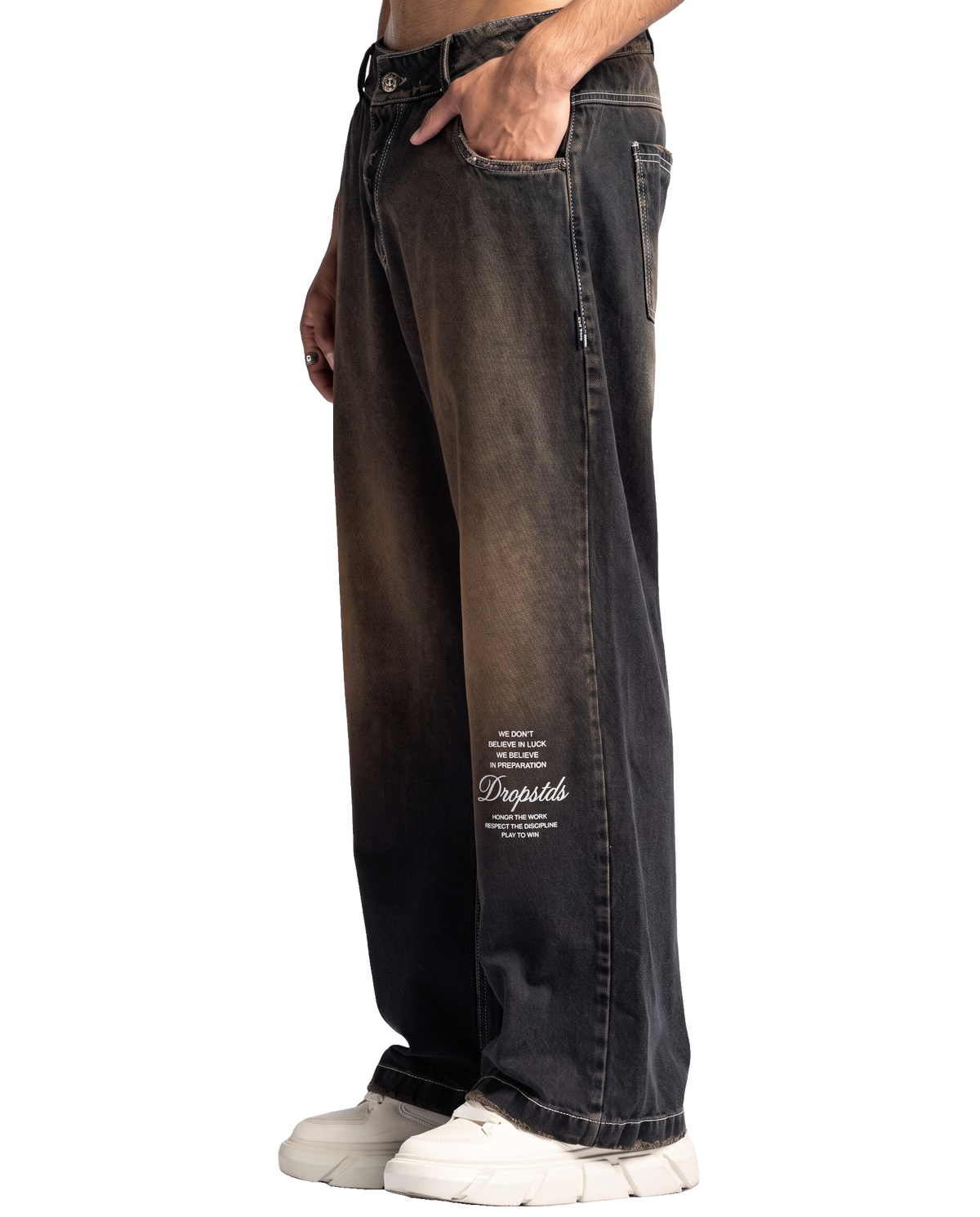 Washed Jean Dirty Dark – view 3