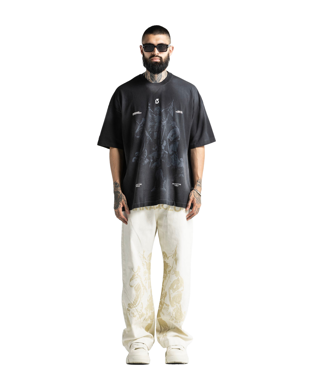 Washed Tee Black – view 6