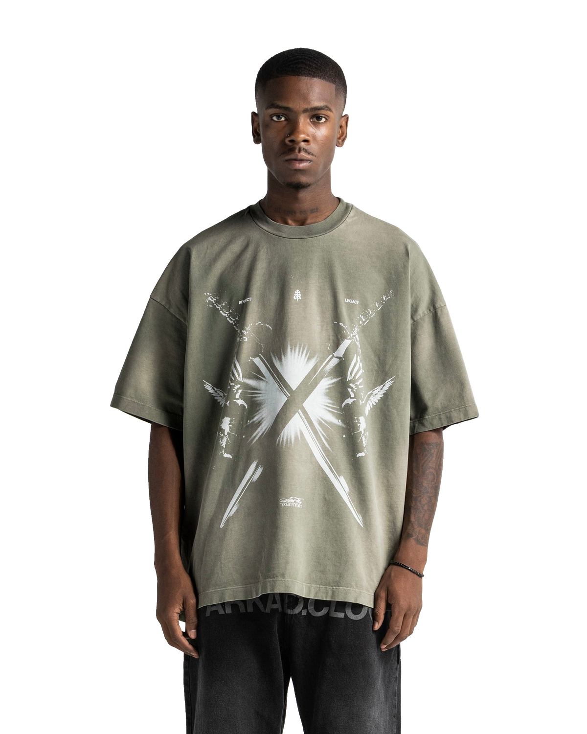 Washed Tee Green