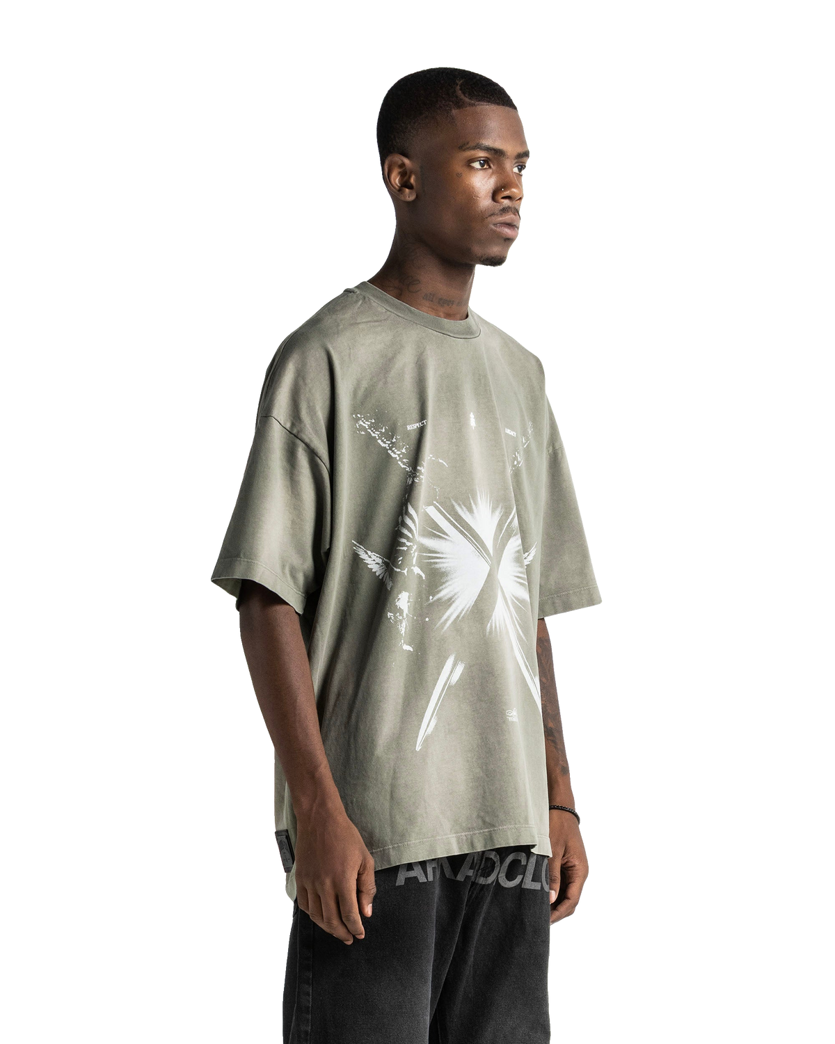 Washed Tee Green – view 3
