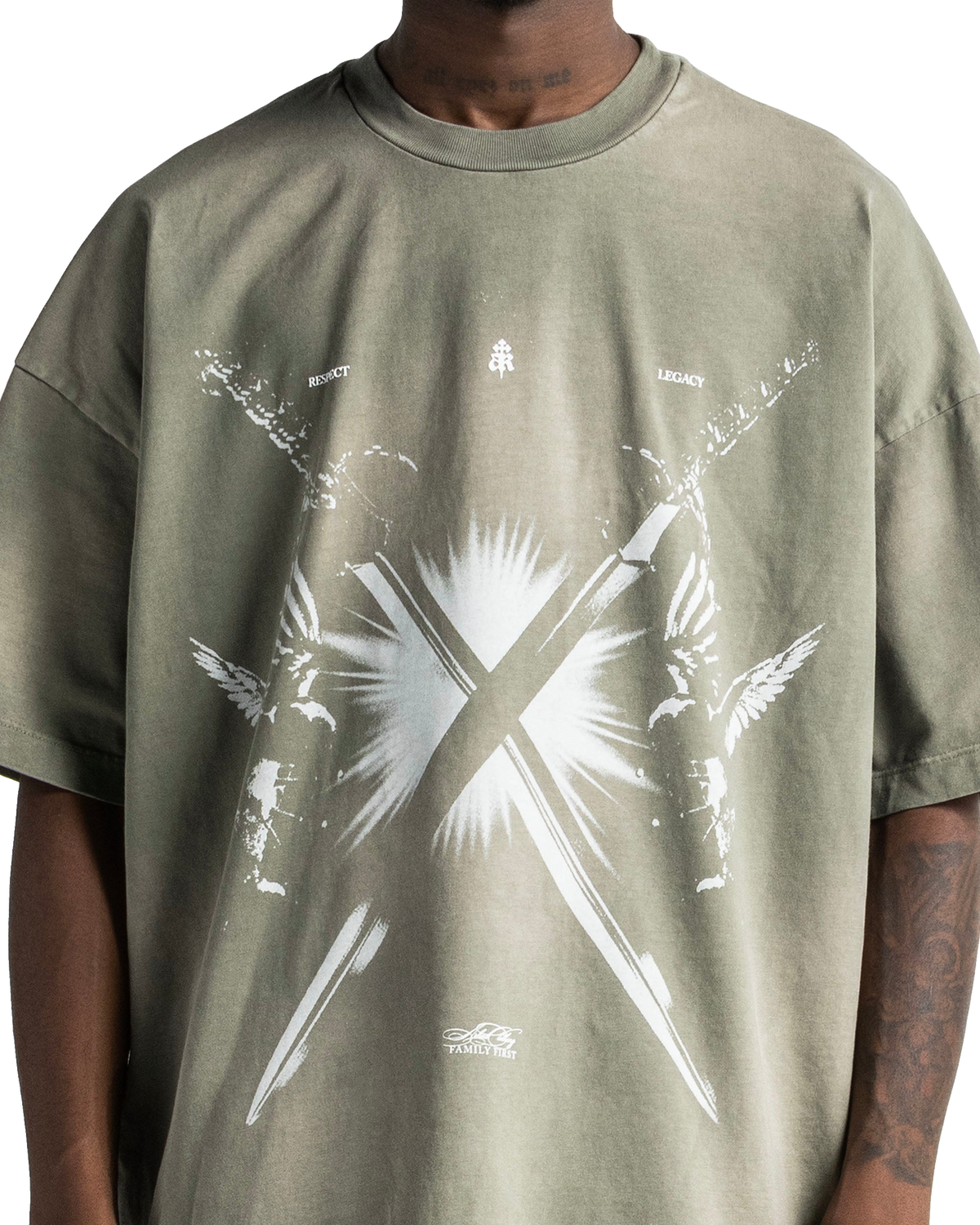 Washed Tee Green – view 5